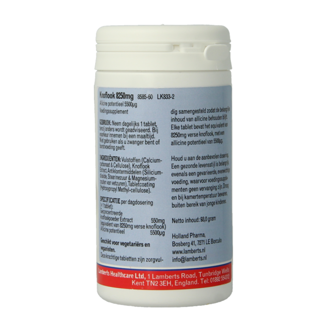 Ajo (garlic) 8250mg 60 comprimidos