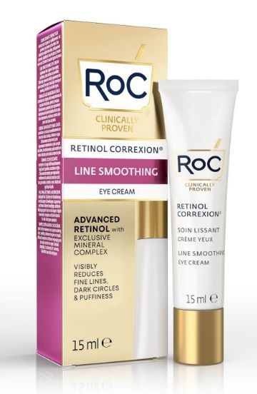 ROC Retinol correxion line smoothing eye cream 15 mililitros