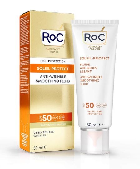 RoC Soleil-Protect Anti-Wrinkle Smoothing Fluid SPF50+ 50 ml