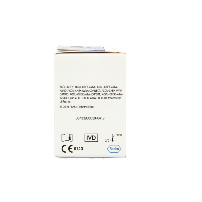 Accu-Chek Aviva non-code test strips - 50 pieces
