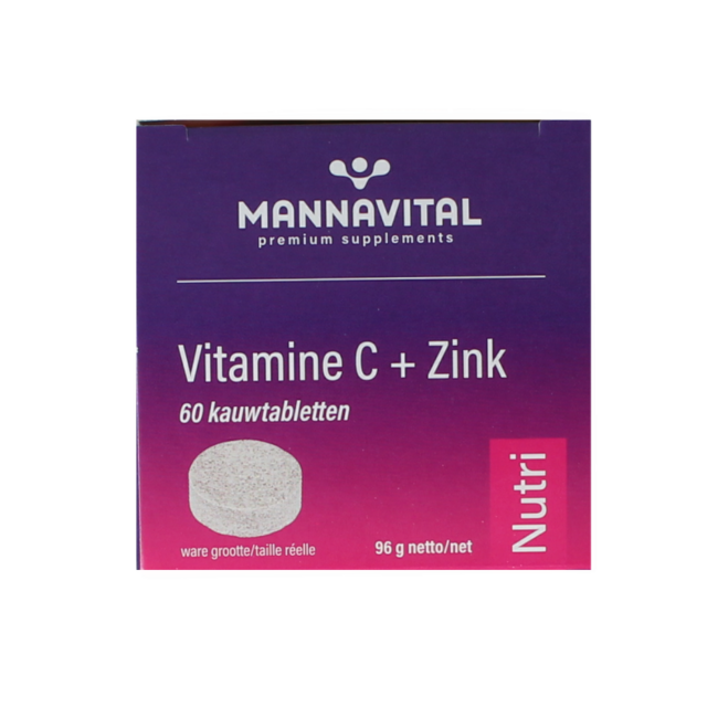 Vitamine C plus zink 60 Tabletten