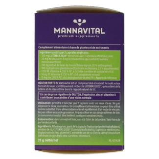 Mannavital Mannavital Oguton forte 60 capsule vegetali