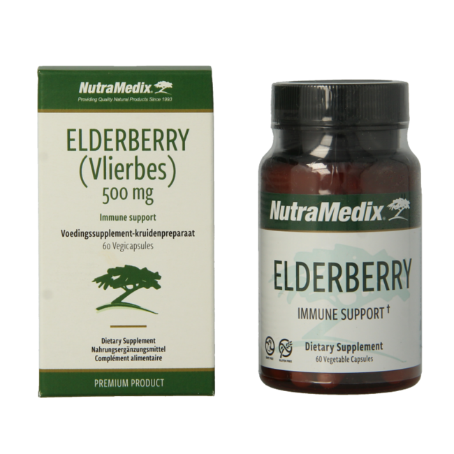 Nutramedix Vlierbes Holunderbeere 60 Kapseln