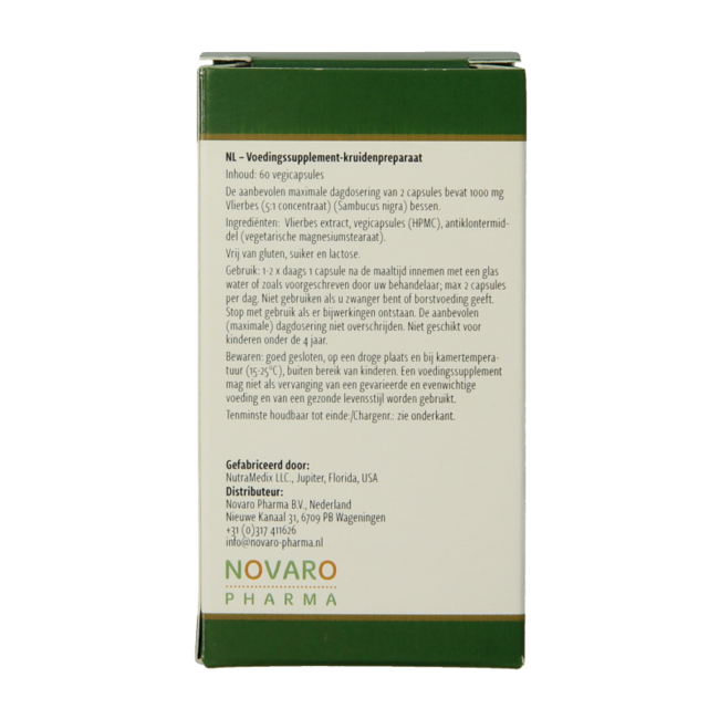 Nutramedix Vlierbes (Czarny Bez) 60 Kapsułek