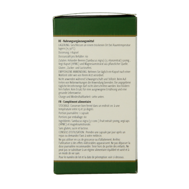 Nutramedix Vlierbes (Czarny Bez) 60 Kapsułek