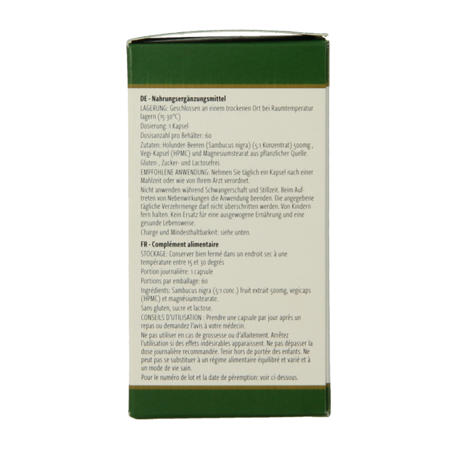 Nutramedix Vlierbes elderberry 60 Capsules