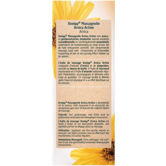 Kneipp Arnica aktiv Massageöl 100 Milliliter