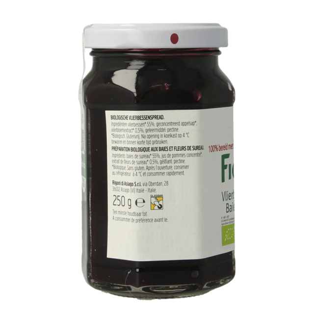 Vlierbloesem & vlierbesjam bio 250 Gram