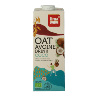 Lima Organic oat coconut drink 1 Litre
