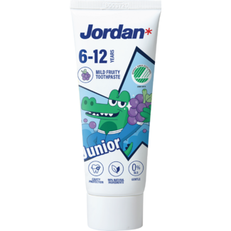 Jordan Junior-Zahnpasta 6–12 Jahre 50 Milliliter