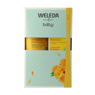 Weleda Zestaw promocyjny Weleda Calendula: balsam na odparzenia dla niemowląt 1 Zestaw
