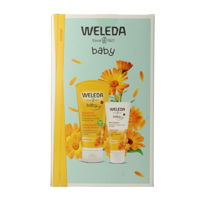 Weleda Calendula coffret bébé crème change 1 set