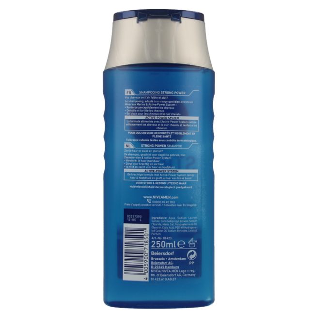 Nivea Men Shampoo Strong Power 250 ml