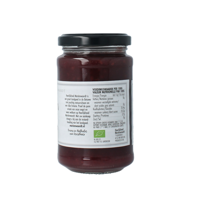 Marienwaerdt Moestuinjam bes framboos bio 250 Gram