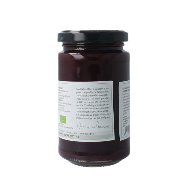 Confiture de cerises bio Marienwaerdt Moestuinjam 250 g