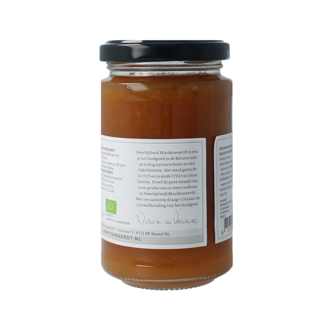 Confiture d'abricots bio Moestuinjam 250 g