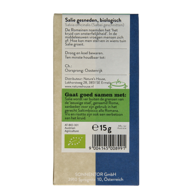 Sonnentor Organic Cut Sage 15g