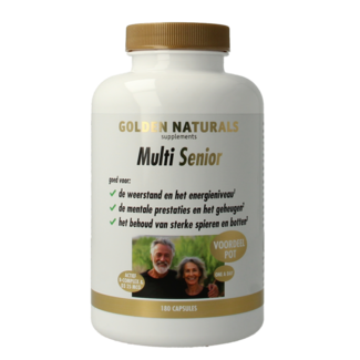 Golden Naturals Multi senior 180 Gélules