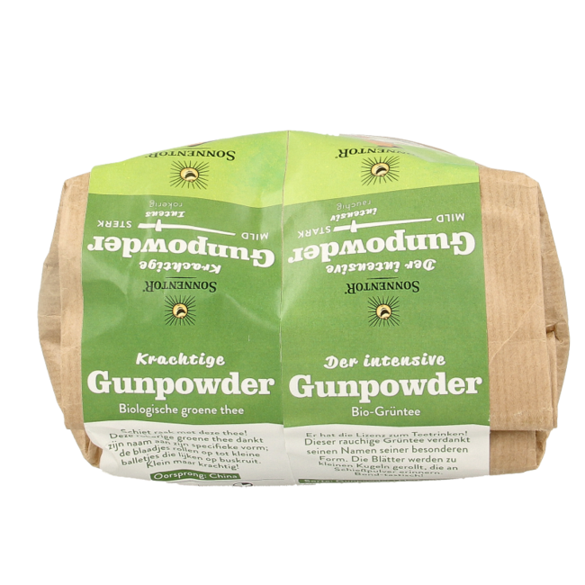 Sonnentor Gunpowder té verde a granel bio 1 Kilogramo