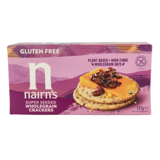 Nairns Nairns Oatcrackers super seeded 137 Gramos