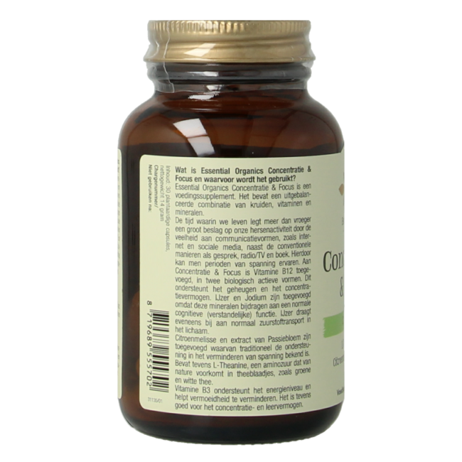 Concentratie & focus puur 30 Vegetarische capsules