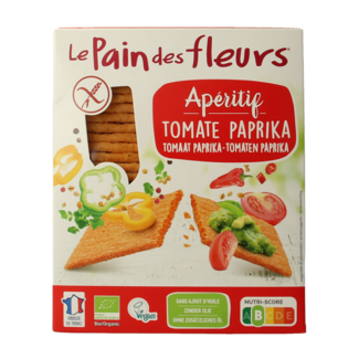 Pain Des Fleurs Pain Des Fleurs Crackers Aperitivo tomate y páprika bio 150 g