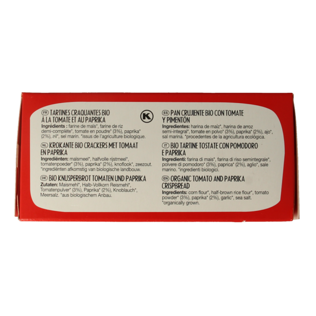 Pain Des Fleurs Organic Tomato & Paprika Aperitif Crackers 150g