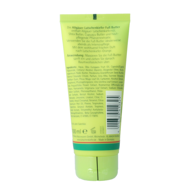 Allgauer Latshen Kiefer Latschenkiefer voetboter 100 Milliliter