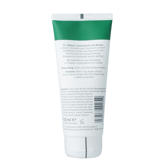 Allgasan Fußbalsam 100 Milliliter