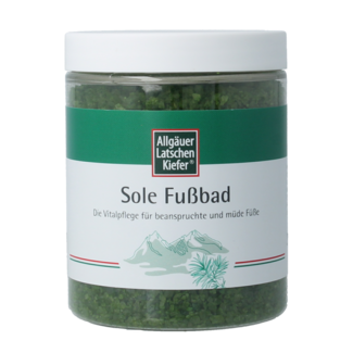 Allgauer Latshen Kiefer Allgauer Latschenkiefer Mineral Foot Bath Allgasan 350g
