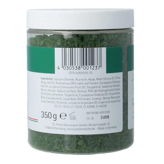 Bain de pieds minéral Allgauer Latshen Kiefer Allgasan 350 g