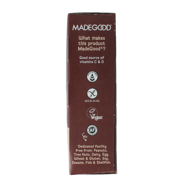 MadeGood Organic Chocolate Chip Granola Bar 24g - Pack of 6