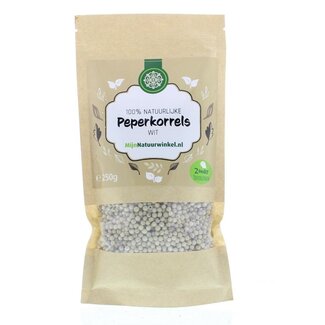 MijnNatuurwinkel MijnNatuurwinkel Granos de pimienta blanca 250 gramos