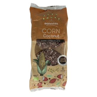 Bonvita Bonvita Premium tortita de maíz con coco bio 100 Gramos