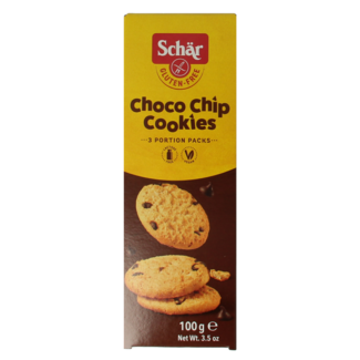 Schar Biscotti con gocce di cioccolato senza glutine 100 Grammi