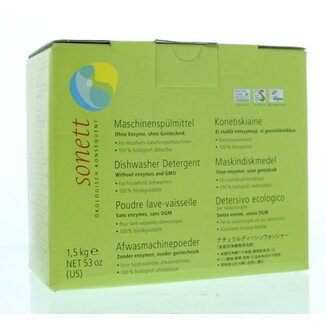 Sonett Sonett Dishwasher Powder 1500 Gram