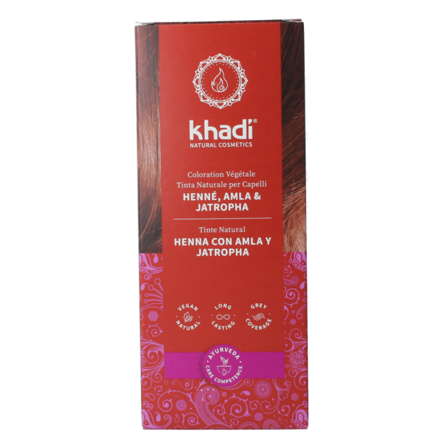 Khadi Haarfarbe Henna Amla & Jatropha 100 Gramm