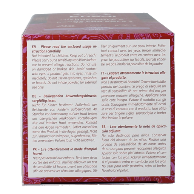 Tinte vegetal Khadi Henna, Amla y Jatropha 100 g