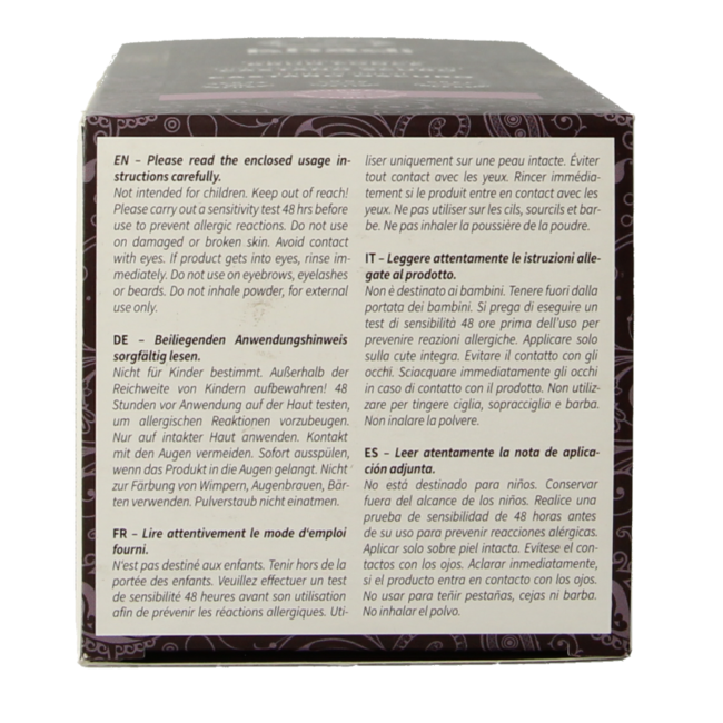 Khadi Haarkleur dark brown 100 Gram