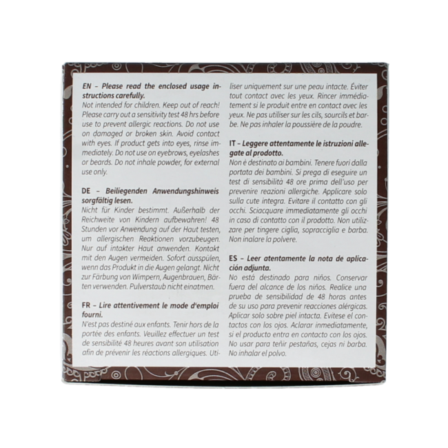 Coloration capillaire Khadi brun cendré 100 g