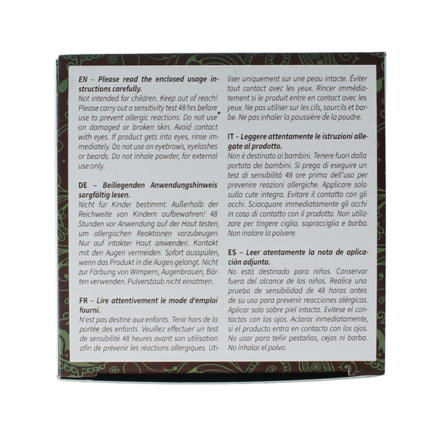 Coloration capillaire noisette naturelle 100 Grammes