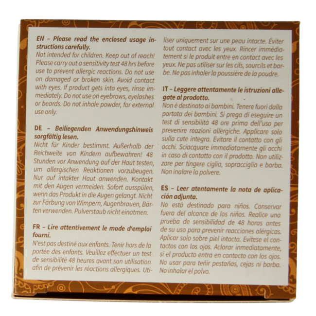 Khadi Pflanzenhaarfarbe Goldbraun 100 Gramm