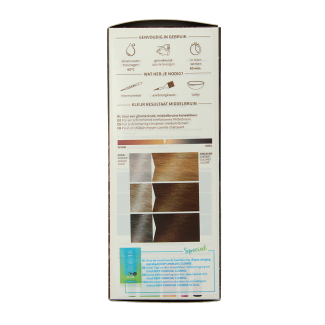 Tinta per Capelli Khadi Castano Medio 100 Grammi