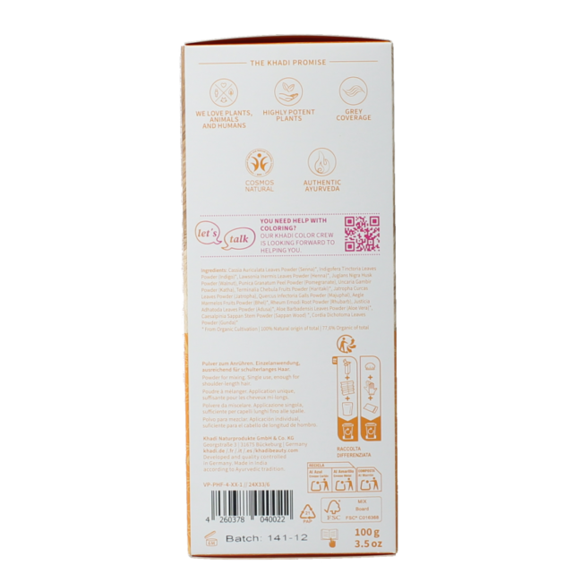 Farba do włosów średni blond 100 Gram