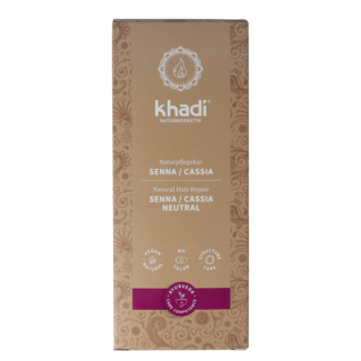 Khadi Tinte capilar senna/cassia natural 100 Gramos