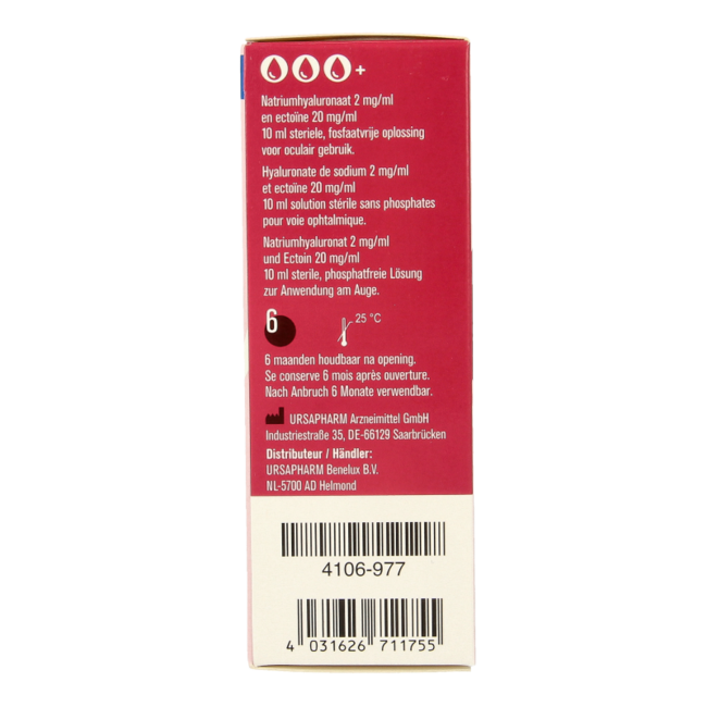 Dual intense eye drops 10 Millilitres