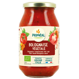 Primeal Sugo di Pomodoro alla Bolognese Vegetariano Biologico 510 Grammi