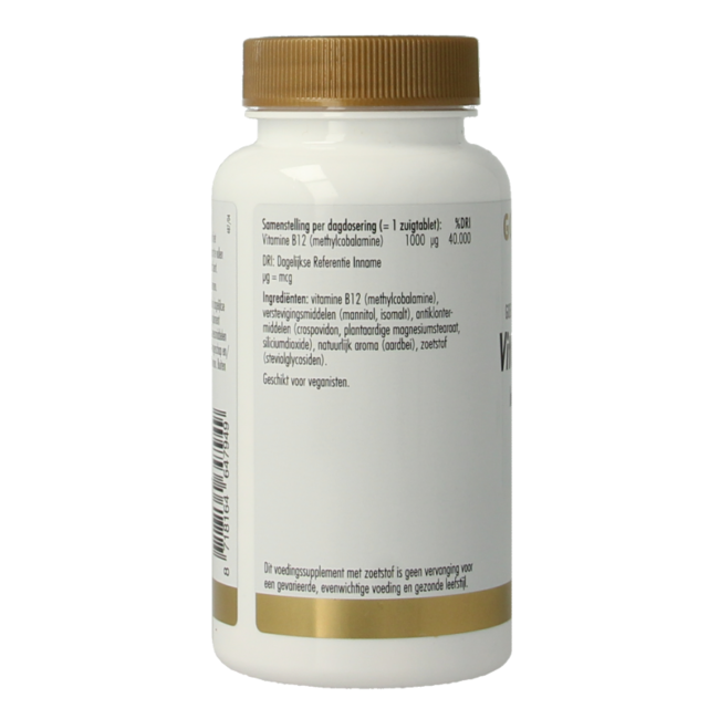 Golden Naturals Vitamine B12 1000mcg vegan 240 Lutschtabletten