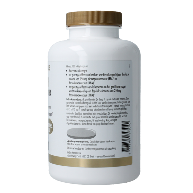 Visolie gold 50%EPA & 25%DHA 180 Capsule molli