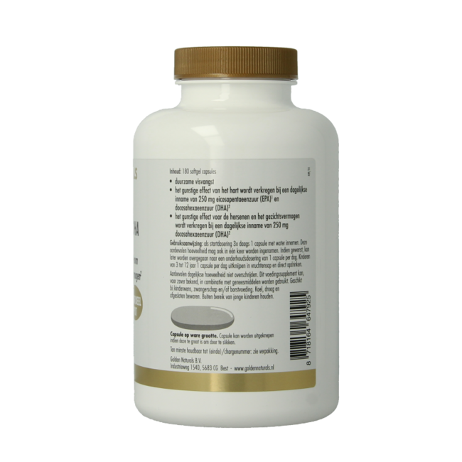 Golden Naturals Fischöl 33% EPA 22% DHA 180 Softgels